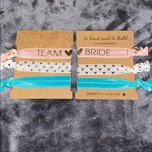 Team bride hair ties